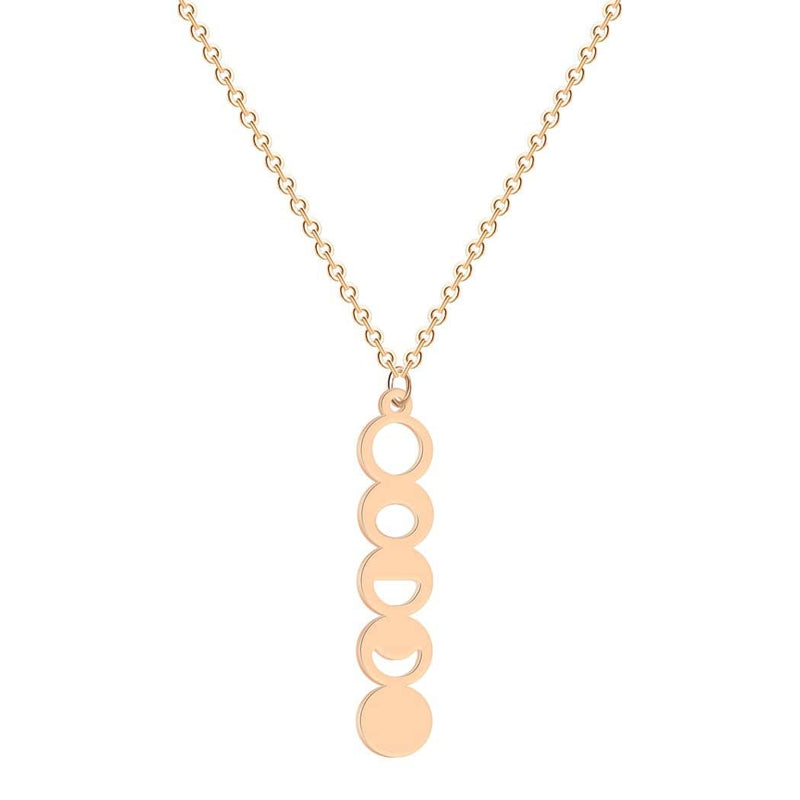 Lunar Transformation Moon Phase Necklace