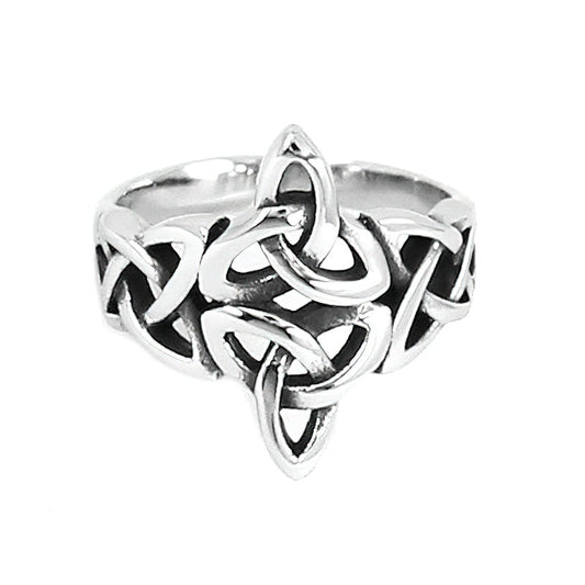 Celtic Viking Nordise Ring / Stainless Steel Popular Nature Signet Jewelry