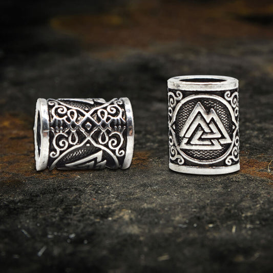 Celtic Knot Valknut Alloy Viking Beard Bead