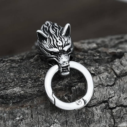 Celtic Wolf Stainelss Steel Beast Viking Bracelet