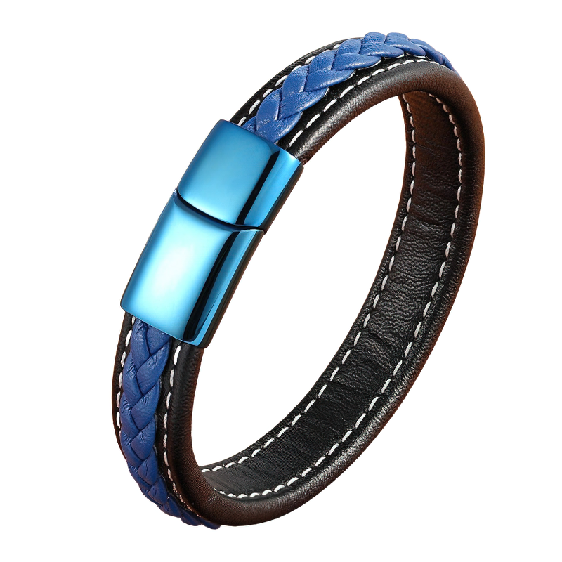 Classic Bracelets With Blue Color / Stainless Steel Simple Buckle