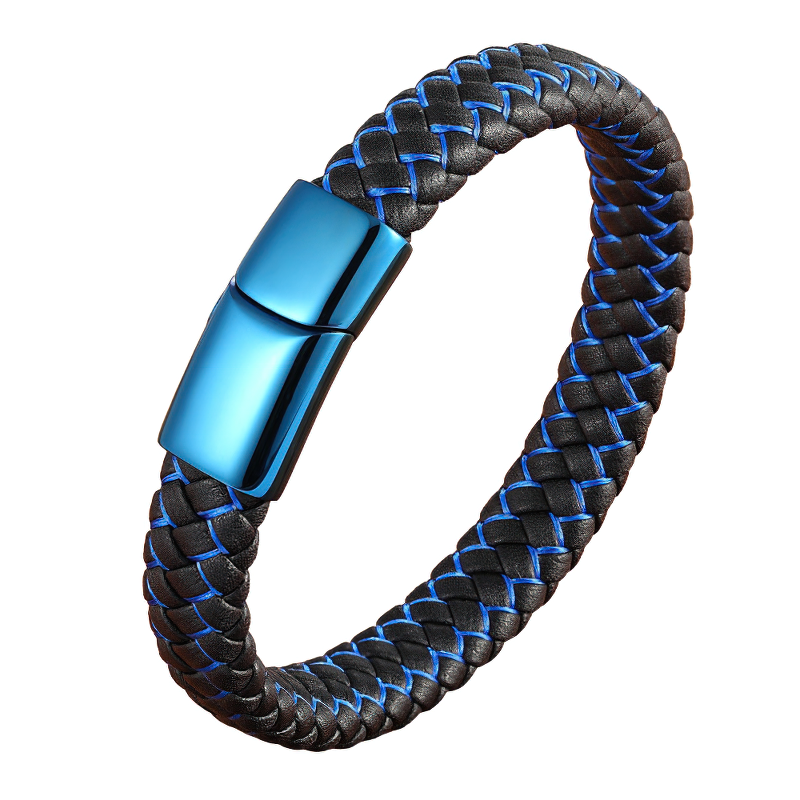 Classic Bracelets With Blue Color / Stainless Steel Simple Buckle