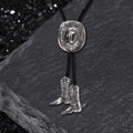 Classic Western Cowboy Hat Alloy Bolo Tie