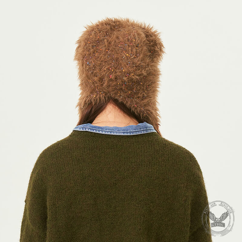 Colorful Dots Knitted Wool-blend Beanie Hat