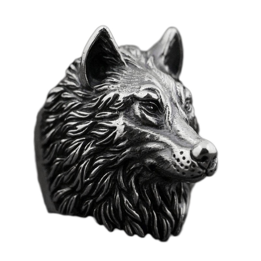 Cool Ring / Wolf Head Gothic Ring / Style Jewelry