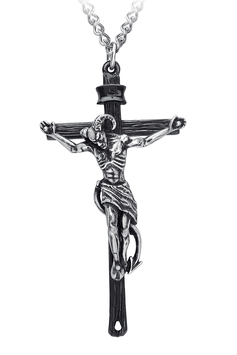 Crucifaustan Pendant With Devil's Pact Design