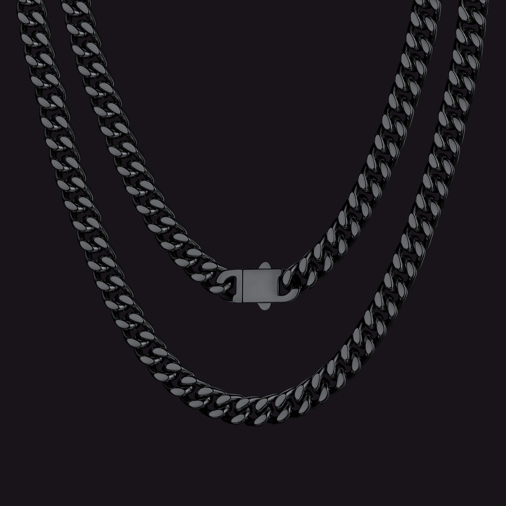 Miami Cuban Link Chain Necklace 5/7/9/12 Mm Chain for