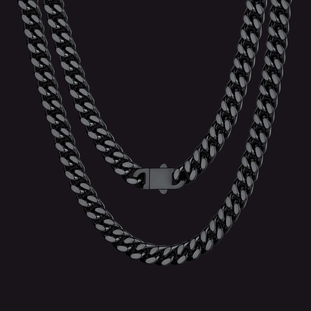 Miami Cuban Link Chain Necklace 5/7/9/12 Mm Chain for