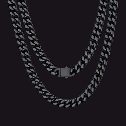 Miami Cuban Link Chain Necklace 5/7/9/12 Mm Chain for