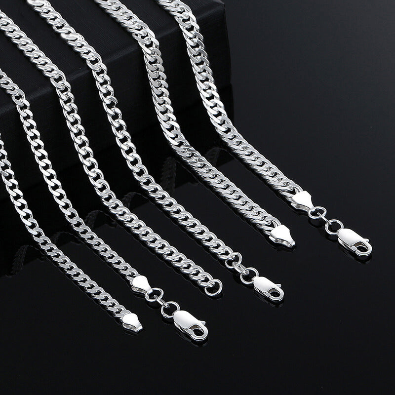 Cuban Link Sterling Silver Chain
