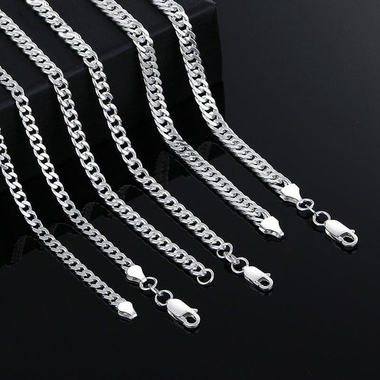 Cuban Link Sterling Silver Chain
