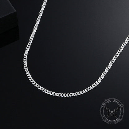 Cuban Link Sterling Silver Chain