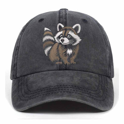 Little Raccoon Washed Baseball Cap