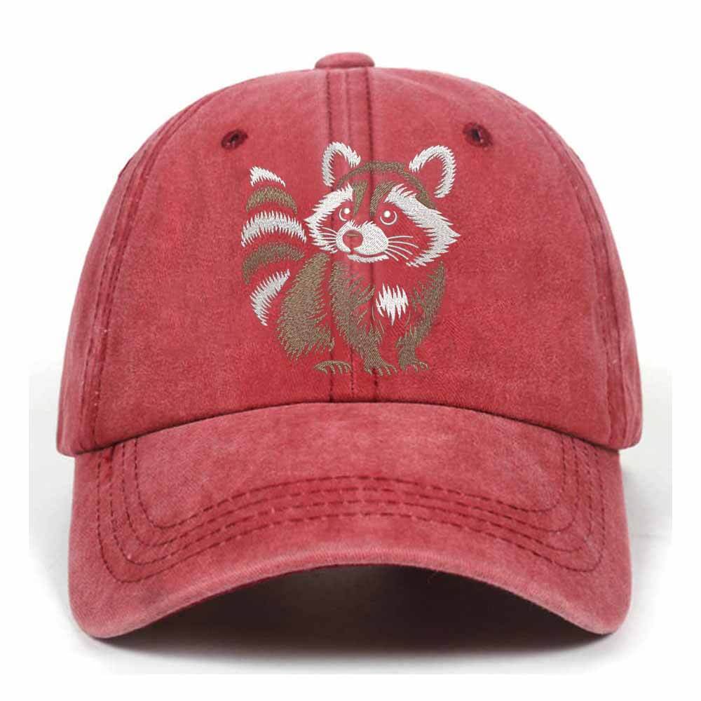 Little Raccoon Washed Baseball Cap