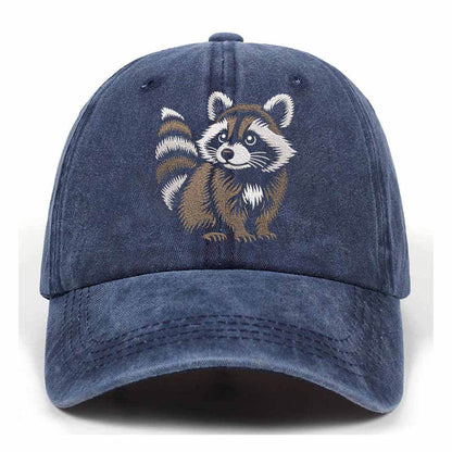 Little Raccoon Washed Baseball Cap