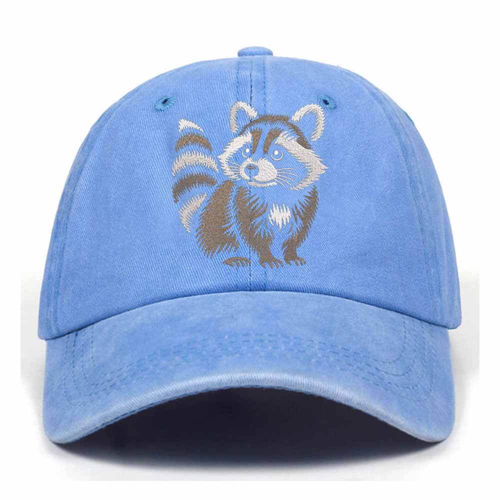 Little Raccoon Washed Baseball Cap