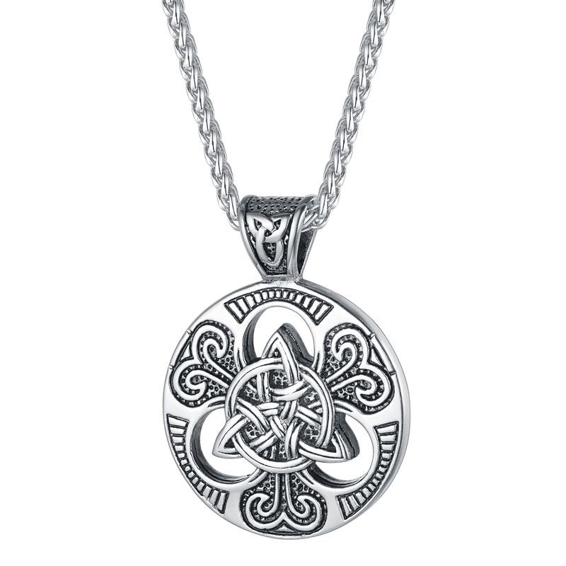 Celtic Knot Necklace Amulet Pendant for