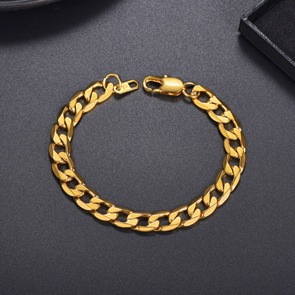 Cuban Link Chain Bracelet for