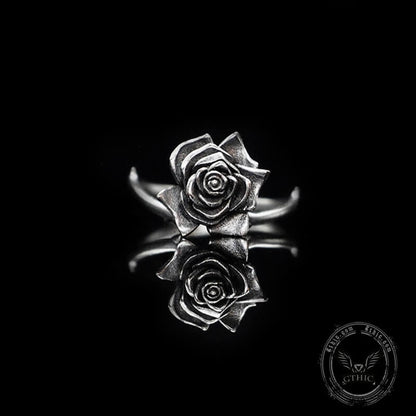 Dark Rose Sterling Silver Ring