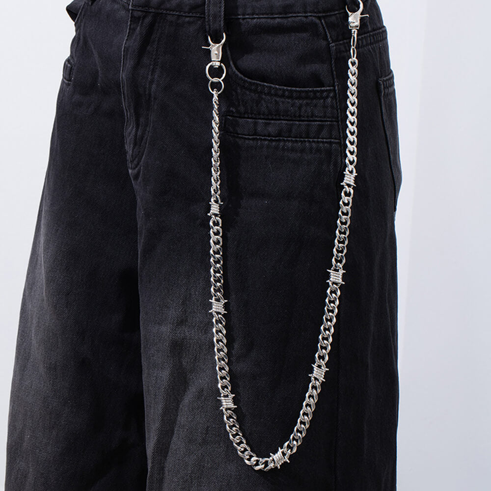 Dark Thorns Cuban Link Alloy Pant Chain