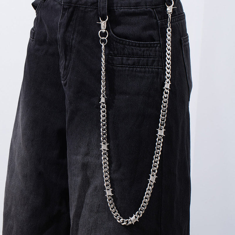 Dark Thorns Cuban Link Alloy Pant Chain