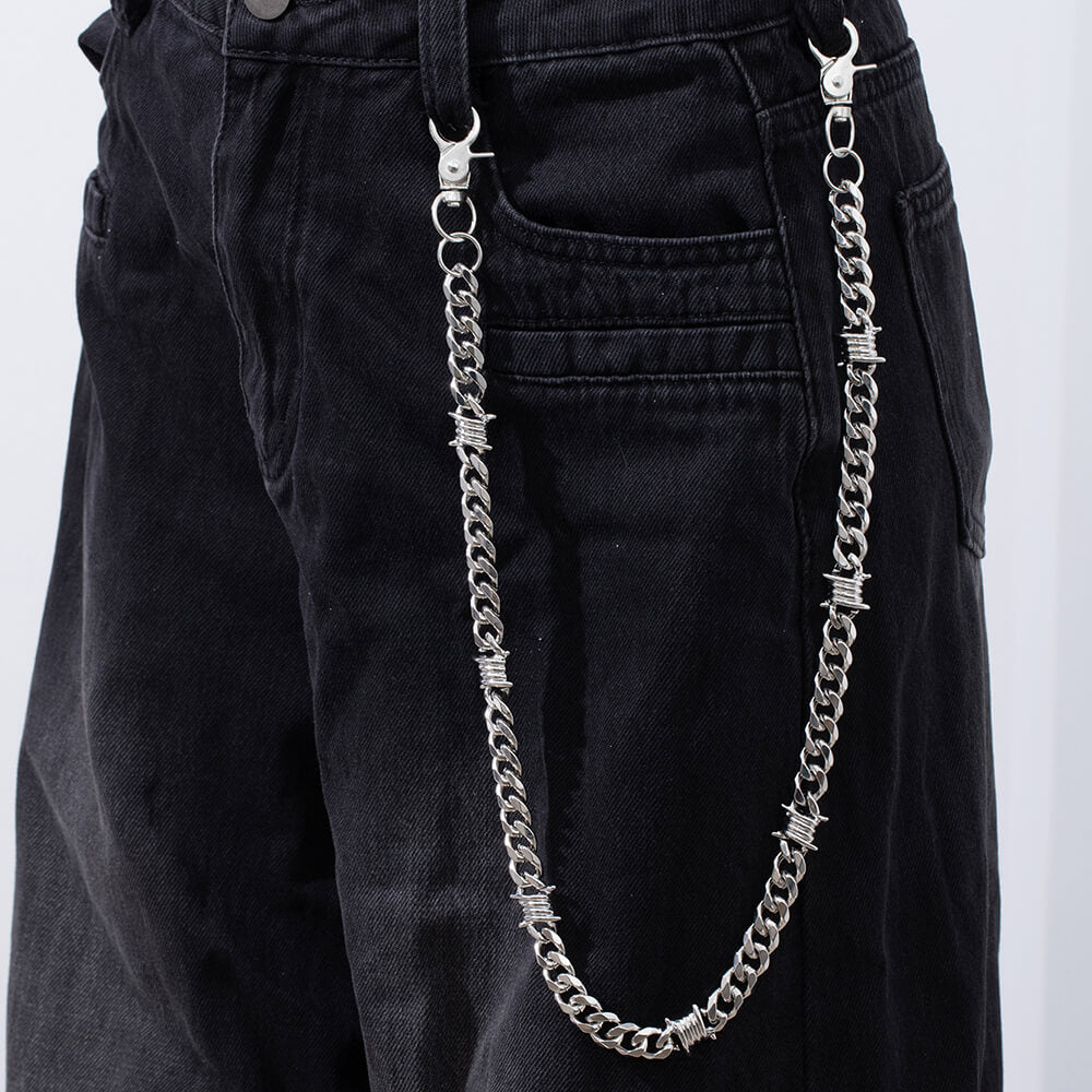 Dark Thorns Cuban Link Alloy Pant Chain