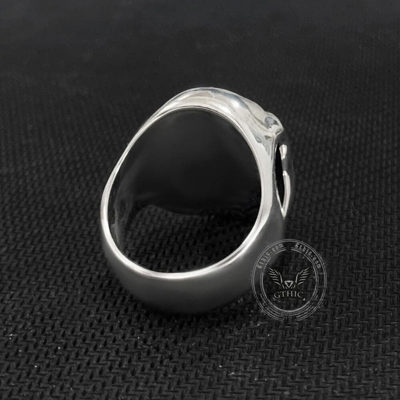 Death Skull Sterling Silver Ring