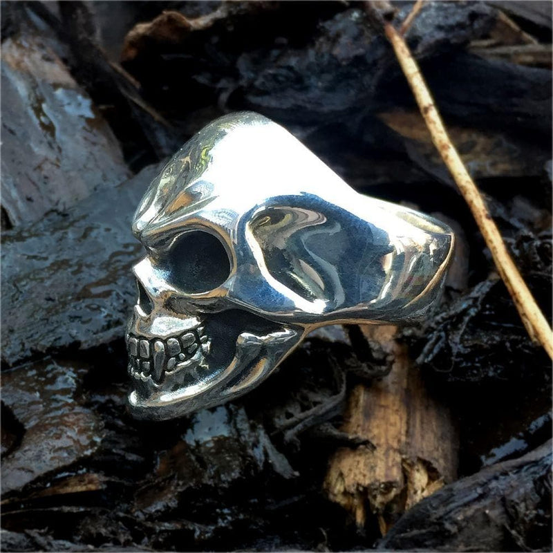 Death Skull Sterling Silver Ring