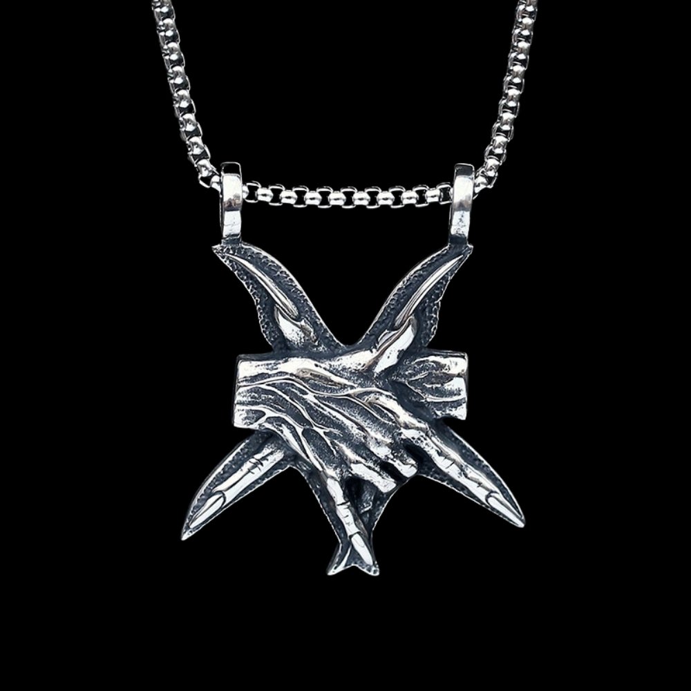 Devil Hands Pentagram Pendant