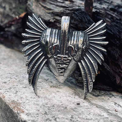 Devil Heart Wings Stainless Steel Pendant
