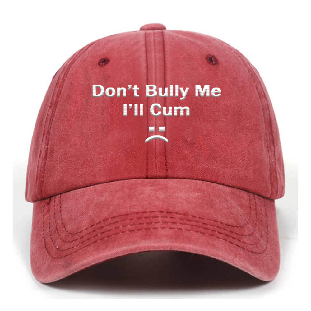 Don’t Bully Me Washed Baseball Cap