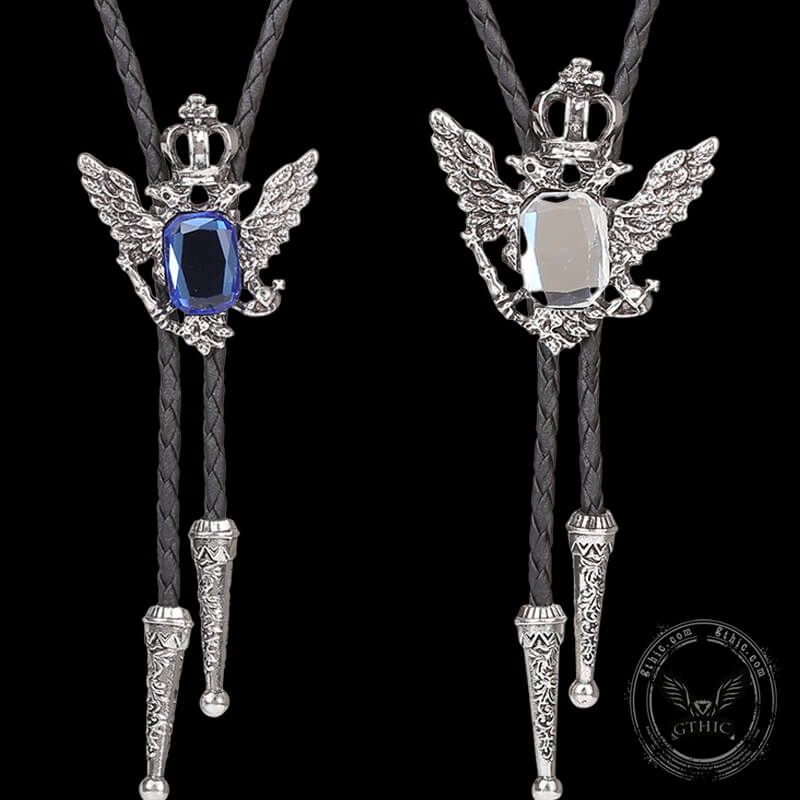 Double-headed Eagle Alloy Cowboy Bolo Tie