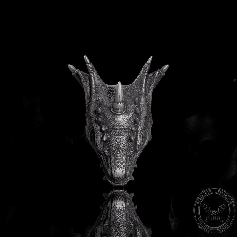Dragon Head Sterling Silver Animal Ring