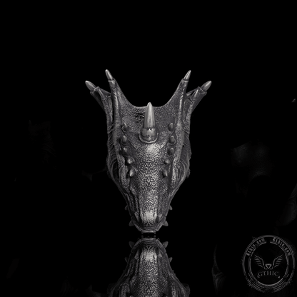 Dragon Head Sterling Silver Animal Ring