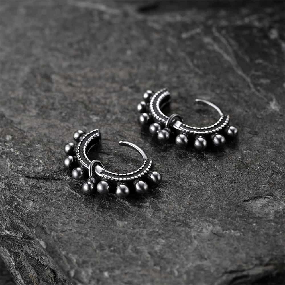 Sterling Silver Cartilage Huggie Hoop Earrings for