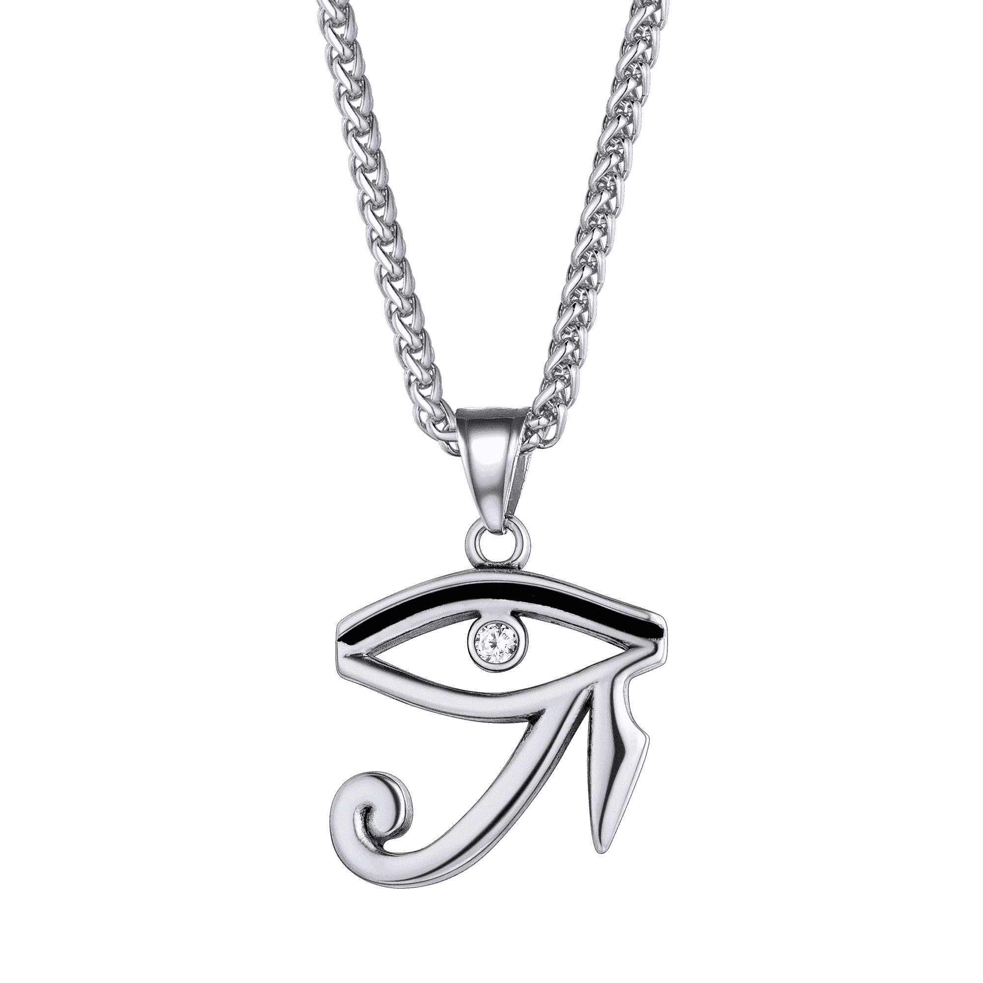 Egyptian Eye of Ra Pendant Necklace for
