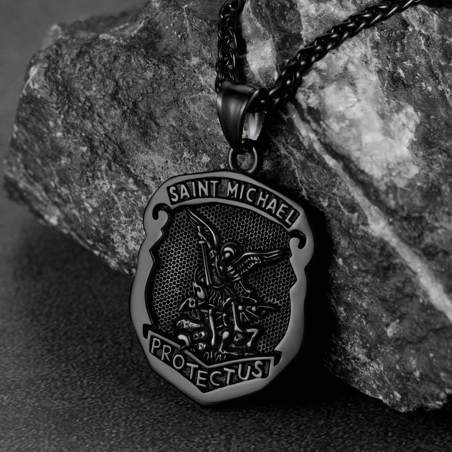 Catholic Saint Michael Pendant Necklace for