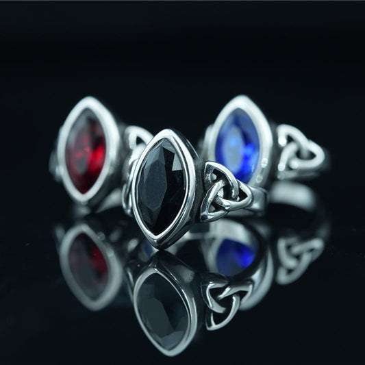 Triquetra's Black Onyx Guardian Ring