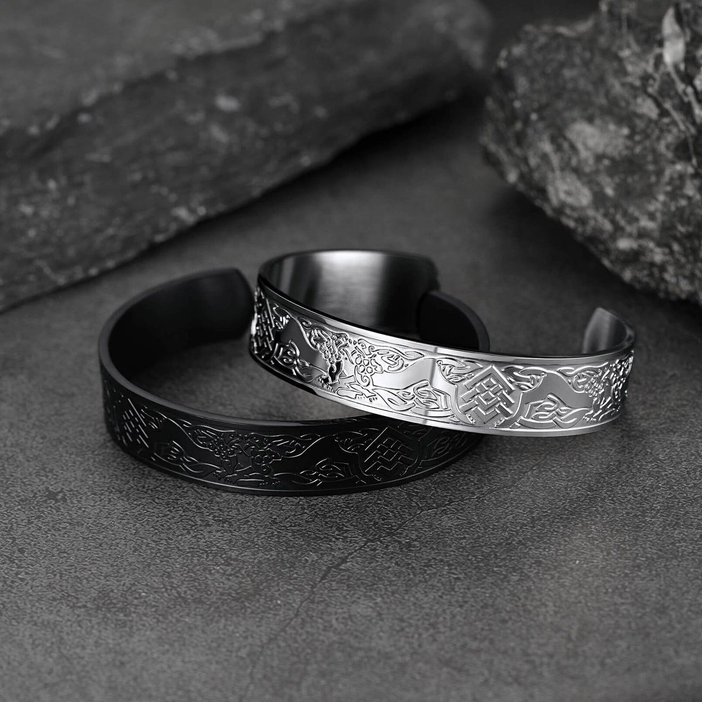 Custom Celtic Knot Cuff Bracelet Bangle for