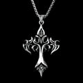Eternal Flame Cross Pendant