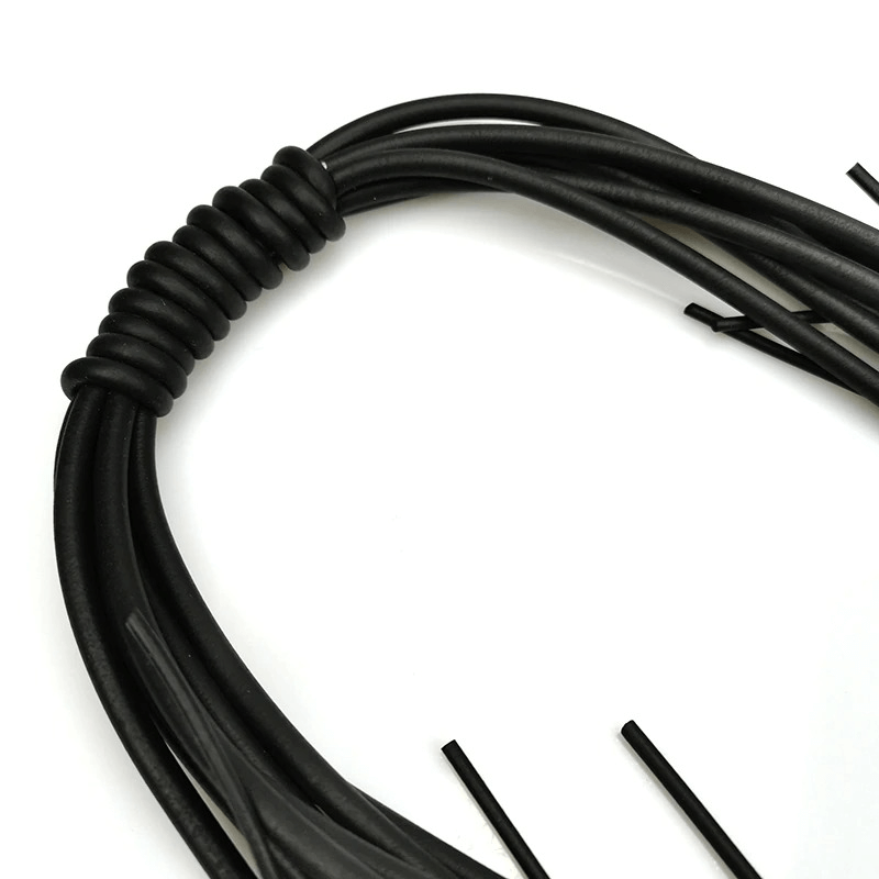 Exquisite Long Black Necklace for / Gothic Punk Silicone Female Accessories
