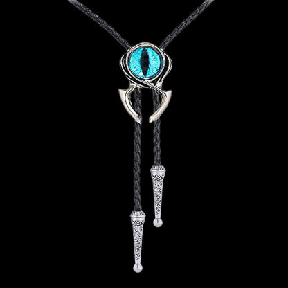 Eye Gem-set Alloy Cowboy Bolo Tie