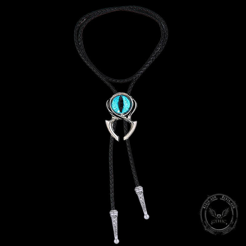 Eye Gem-set Alloy Cowboy Bolo Tie