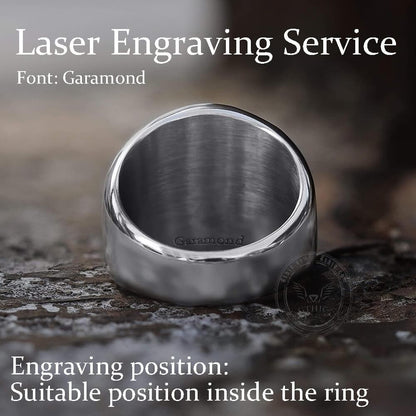 Eye of Providence Stainless Steel Masonic Ring