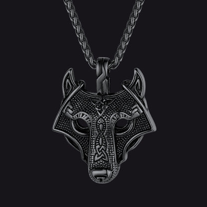 Norse Viking Celtic Wolf Necklace Amulet Jewelry for
