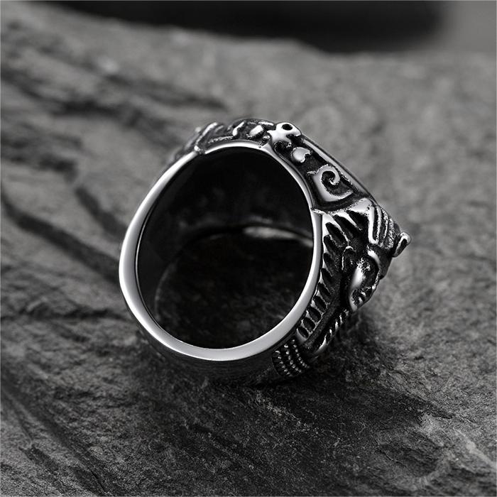 Ancient Egyptian Eye of Ra Signet Ring Jewelry for