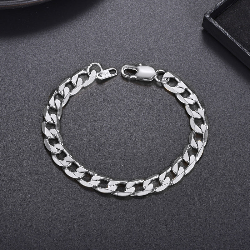 Cuban Link Chain Bracelet for