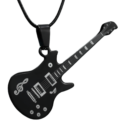 316l Stainless Steel Guitar Necklace / Jewelry for and