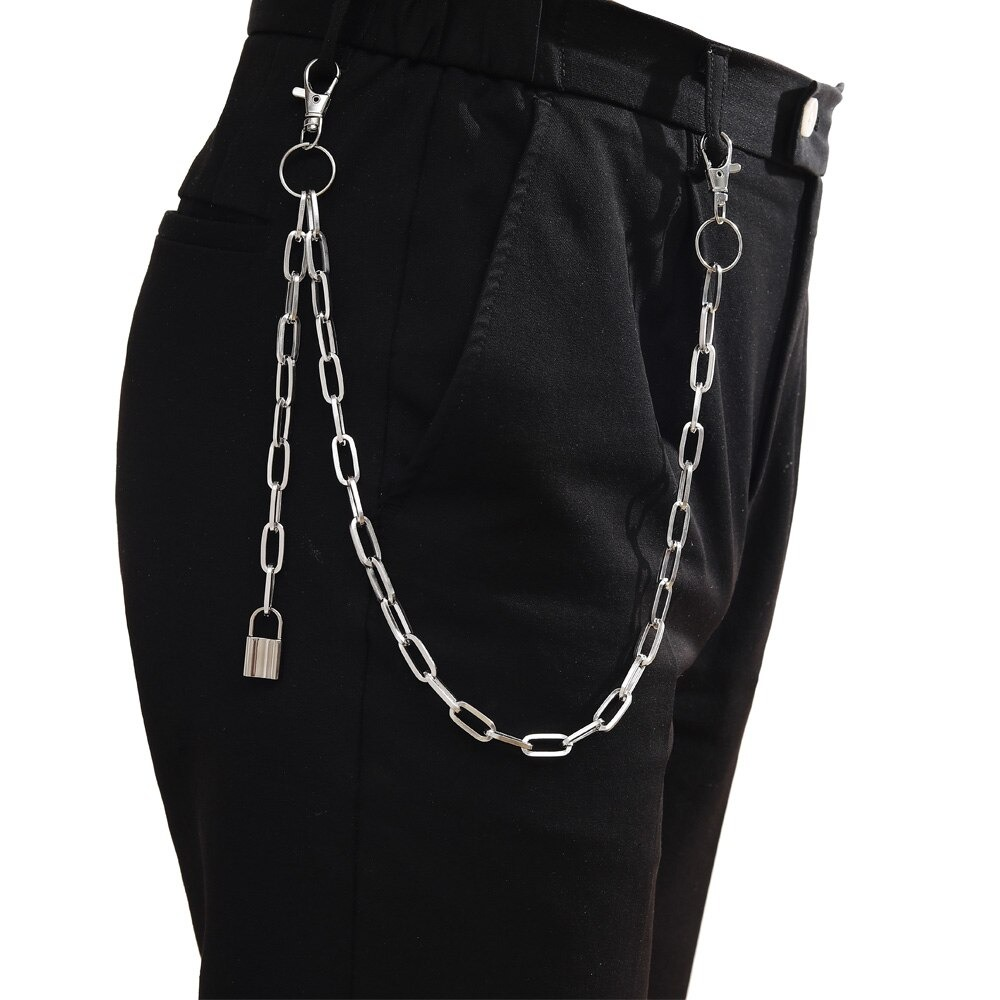 Punk Chains for Pants / Double Layer Chains Hook on Jeans