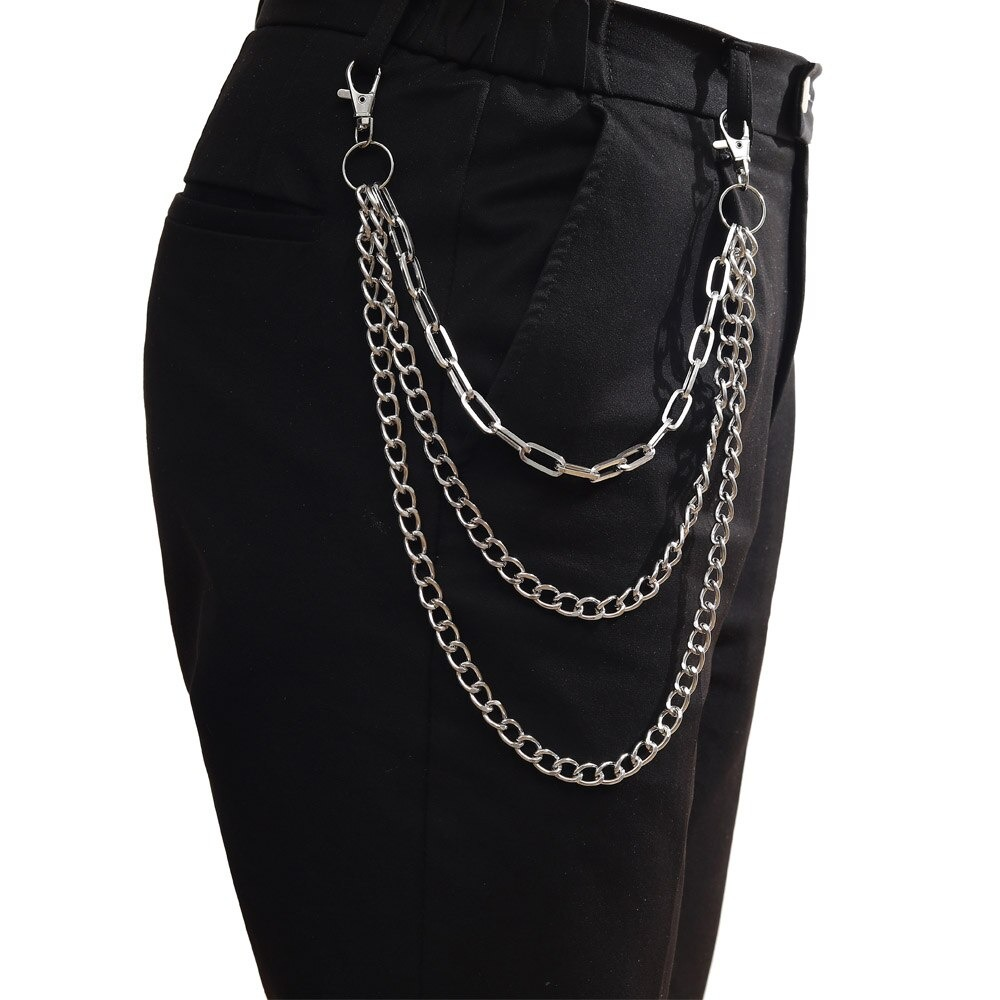 Punk Chains for Pants / Double Layer Chains Hook on Jeans